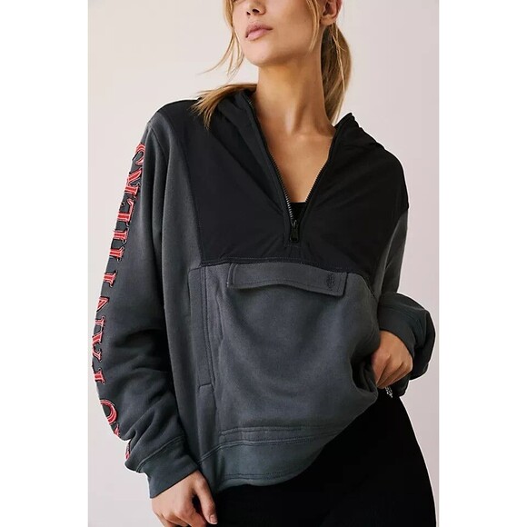 Free People Tops - Free People FP Movement Pride Hoodie Top Pullover Sweatshirt Oversized S 283946